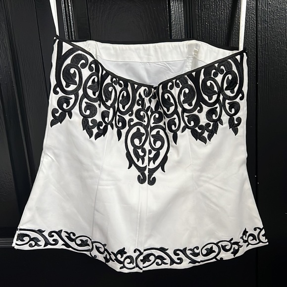 Black detailed corset top - Picture 2 of 2